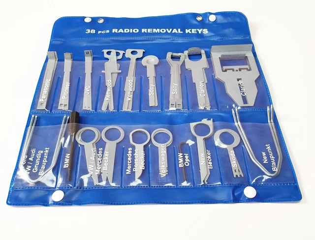 20pcs Outil De Suppression De Radio, Outil Démontage Voiture