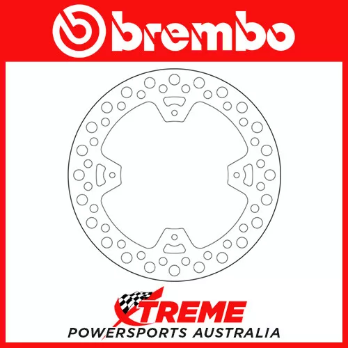 Honda CRF250X 2004-2012 Fixed Rear Brake Disc Rotor Brembo 68B40786