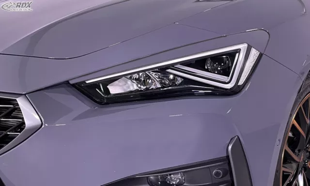 RDX Scheinwerferblenden Böser Blick für Seat Leon 4 + Cupra Leon Formentor 2020-