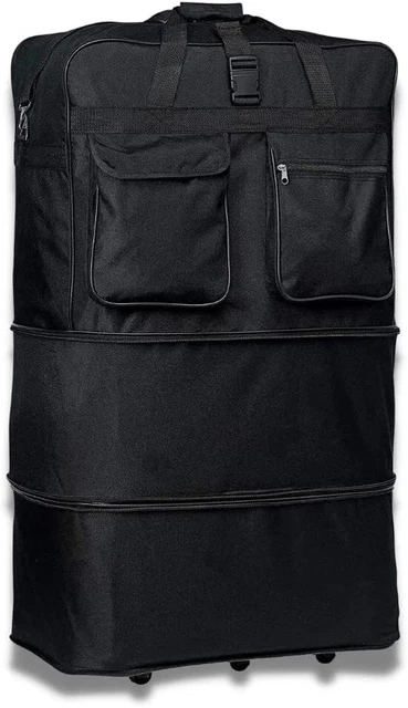 Homiegear Expandable Rolling Wheeled Duffle Bag Spinner Suitcase Luggage - 6