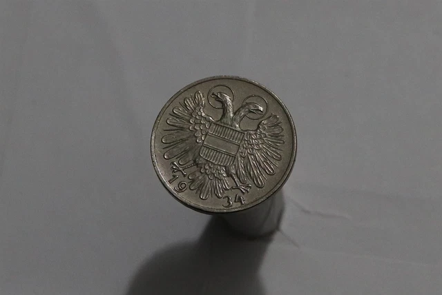 🧭 🇦🇹 Austria 50 Groschen 1934 High Grade B55 #Z9648