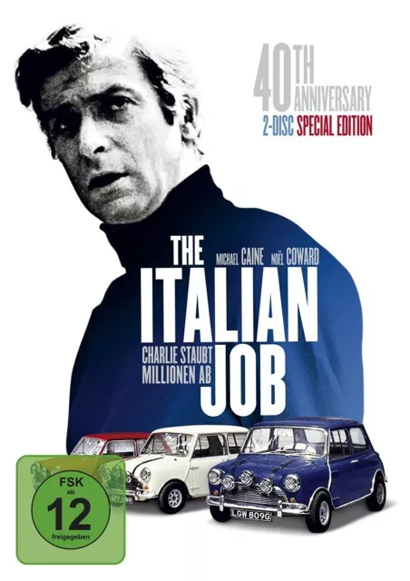 Italian Job - Das Original, 40Th Anniversary Ed. 2Dvd Neu Sir N.coward/B.hill/+