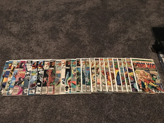 The Invincible Iron Man Comic Book Lot Of 28 Volume 1 #s In Description