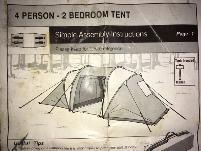 PRO ACTION Man Room Tent (Unused) PicClick UK