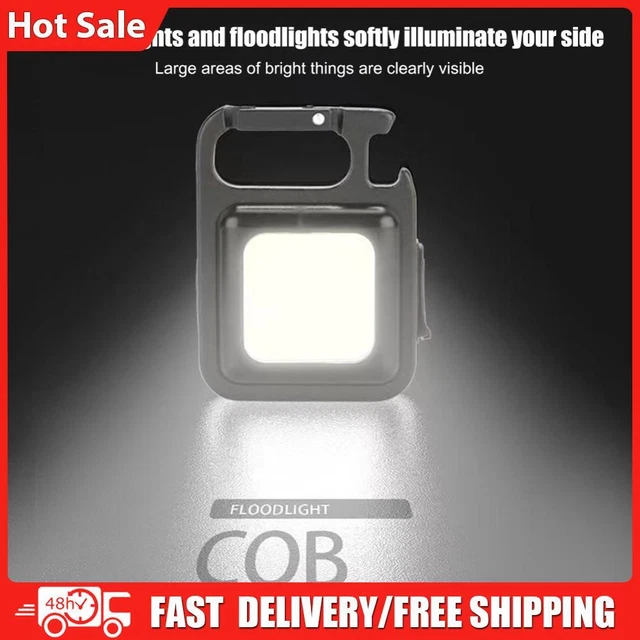 Powerful Emergency Lamps Waterproof Work Light Mini Keychain for Outdoor Camping
