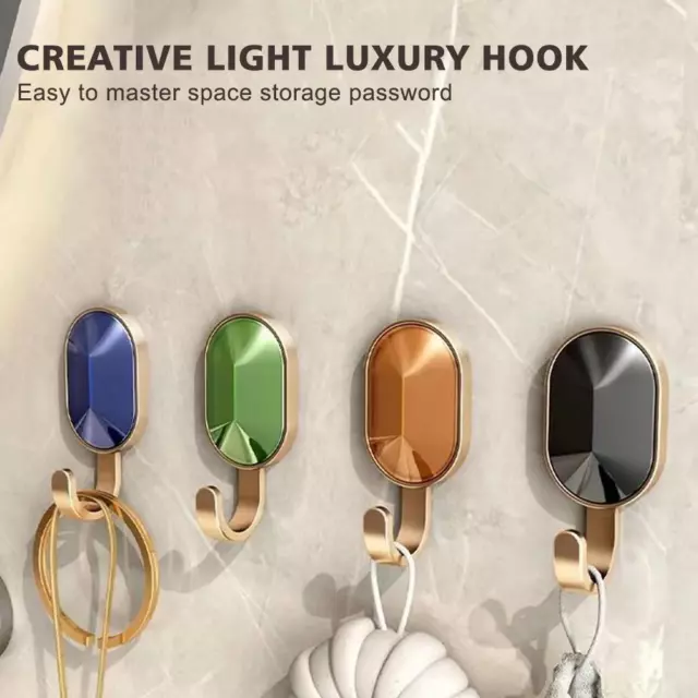 Decorative Hook Creative Rack Light Luxury For Kitchen Bathroom✨b A0G2