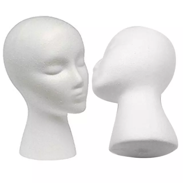 Polystyrene Unisex Foam Mannequin Head Display Model Dummy Female Wigs  Best