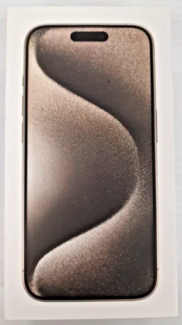 (NE6) Apple iPhone 15 Pro - 256GB - Natural Titanium (Unlocked) Sealed Mobile