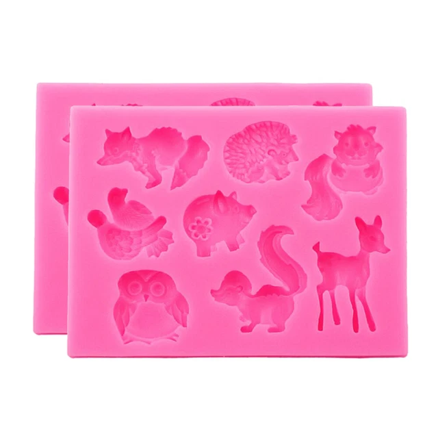 6 piezas moldes suministros de decoración de pasteles moldes de jabón de silicona