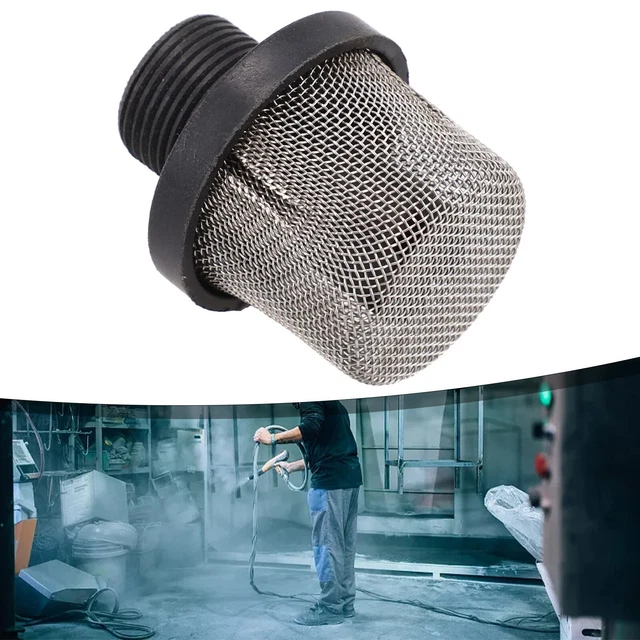 Filtro de tamiz de admisión de metal para pulverizador duradero y respetuoso con el medio ambiente