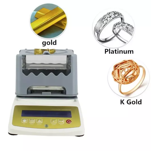 300g Gold Density Meter Precious Metal Densimeter NDT Tester Resolution 0.005g