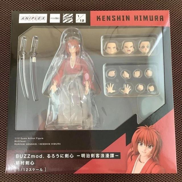 Figurine Rurouni Kenshin Himura 14 Cm Buzzmod Par Aniplex | Neuf Sous Blister