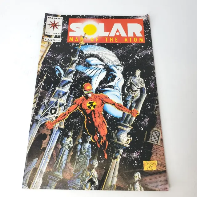 Valiant Comic Book Solar Man Of The Atom Vol 1 No 22 June 1993