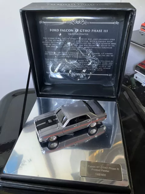 1/43 Biante Reserve Collection Ford Falcon XY GTHO Limited 400 Frosted Pewter