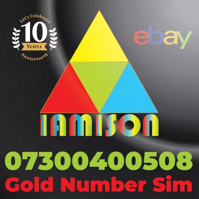 Numero Di Cellulare Personale Memorabile Oro Vip (Regno Uk) Fai Un'offerta Ora 07 300 400 508