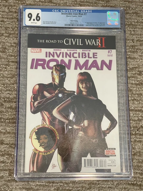 Invincible Iron Man #7 (3rd Printing) CGC 9.6 1st Appearance Riri Williams