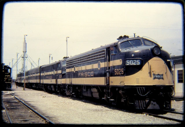 Duplicate Railroad Slide DSLD SLSF Frisco 5025 Alco FA Memphis TN 7/23/62