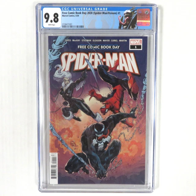 FCBD 2020 SPIDER-MAN/VENOM #1 CGC Graded 9.8 2020 Marvel Comics CUSTOM LABEL