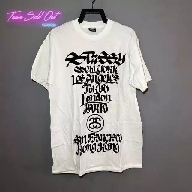 Stussy x Rick Owens World Tour Collection T-Shirt White, Men's Fashion,  Tops & Sets, Tshirts & Polo Shirts on Carousell