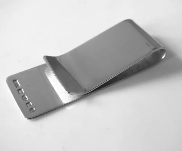 Roberts & Co Hallmarked New Sterling Silver Money Clip Made In London England