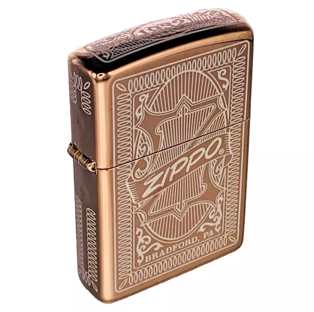 Zippo Reimagine Design Rose Gold Windproof Lighter Made In USA New In Box 49190