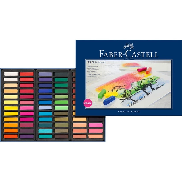 FABER-CASTELL STUDIO QUALITY mini Pastellkreide farbsortiert 72 St.