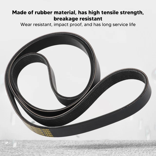 Courroie Serpentine ACDelco K080537HD - 136,4 Cm - Résistante à La Chaleur Et à L'Huile
