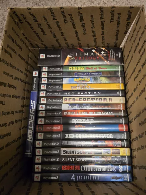 Sony Playstation 2 Game Lot of 20 PS2 Games Complete In Box With Manuals Lot 12