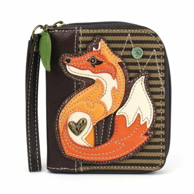Chala -  New fox  -  Zip-Around Wallet   NEW DESIGN