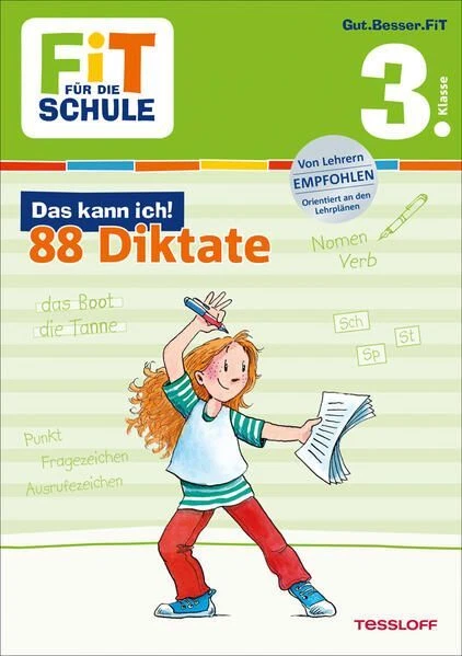 FiT FÜR DIE SCHULE: Das kann ich! 88 Diktate 3. Klasse Essers, Andrea, Guido Wan