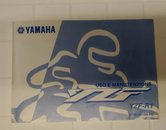 YAMAHA R1 iniezione 2002 2003  Libretto uso e manutenzione