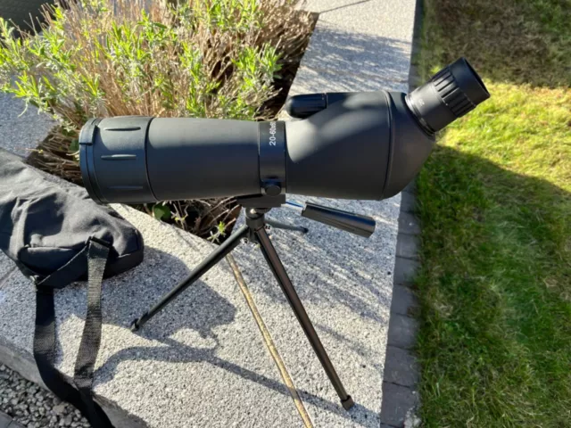 Bresser spektiv 20-60x60 Spotting Scope + Case + stand Travel Telescope 96-12600