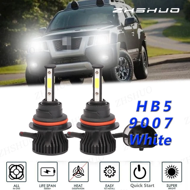 thumbnail image 2 of 2x 9004 LED Headlight Bulbs Kit For Isuzu Trooper 1987-2002 – 6000K White, High/Low Beam 2 of 6