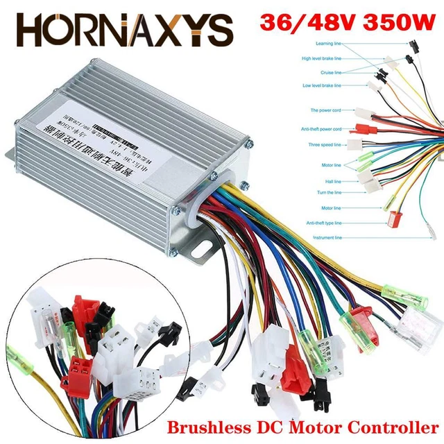 E-Bicycle Accessories 36V/48V 350W Brushless DC Motor Controller E-bike Scooter