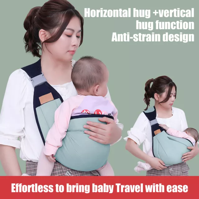 Breathable Baby Carrier | All In 1 Baby Wrap Carrier Breathable Sling For Newbor 3
