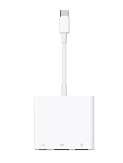 Apple Adaptateur Multiport AV Numérique USB‑C - Blanc (MUF82ZM/A)