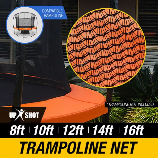 REPLACEMENT TRAMPOLINE INSIDE SAFETY NET ROUND ENCLOSURE 8ft 10ft 12ft 14ft 16ft