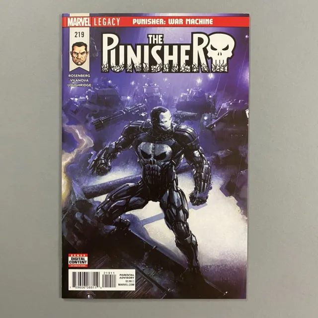 Punisher 219 1St Full Appearance Punisher War Machine Armor (2017, Marvel)