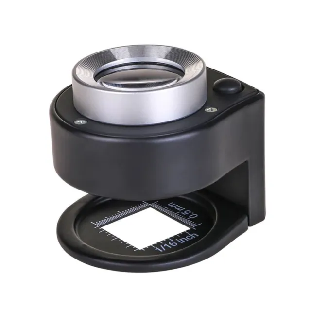 di vetro ottico HD Lente d'ingrandimento portatile 30X Magnifier Microscopio