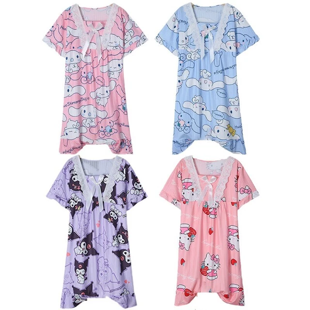 Costume da notte Cinnamoroll My Melody Kuromi pigiama ragazze abito abbigliamento per la casa moda
