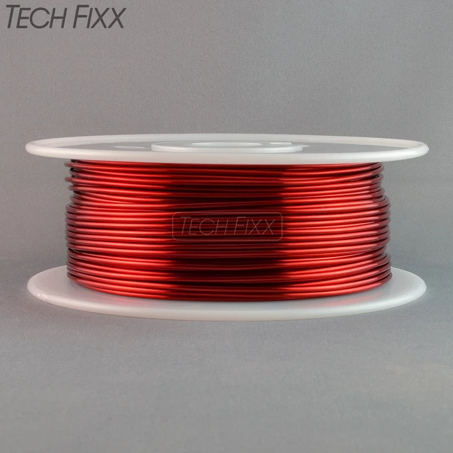 Magnet Wire 14 Gauge Enameled Copper 275 Feet Coil Winding and Crafts Essex Red
