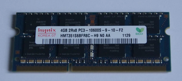 Ddr3 1333 Sodimm 8Go(2X4Go)Pc3 10600S Ddr3 1333Mhz 4Gb Pc3 10600 204-Pin Cl9 1.5V D'Ordinateur