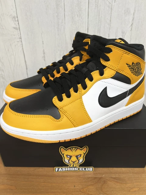 Size 11 — Nike Air Jordan 1 Mid “Taxi / Reverse Yellow Toe” 554724-701 New Size 11.5 - Jordan 1 Mid Taxi 2022 for sale online | eBay main image 4