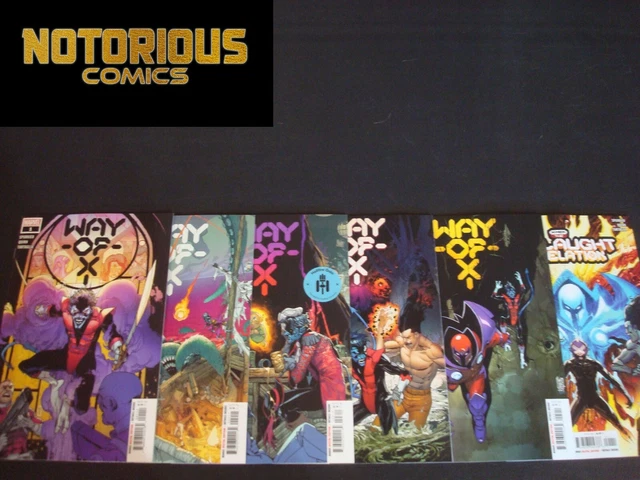 Way of X 1-5 X-Men Onslaught Revelations Complete Comic Lot Run Set Marvel