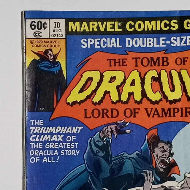 THE TOMB OF Dracula #70 (Key Final Issue) 1979 Newsstand F+/VF £12.38 ...