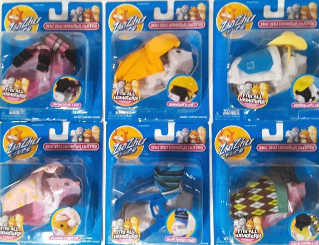 Lot of 6 Zhu Zhu Pets Hamster Outfits Series 2 Hamster Outfits & Accessories NIP Lot of 6 Zhu Zhu Pets Hamster Outfits Series 2 Hamster Outfits & Accessories NIP