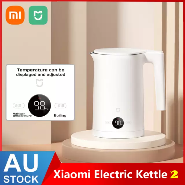 Xiaomi Electric Water Kettle 1A 1.5L Stainless Steel Thermostatic 1800W AU  Plug