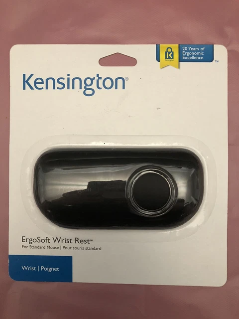 Kensington ErgoSoft Wrist Rest for Standard Mouse ,REST,WRIST,MSE,ERGOSFT,BK New