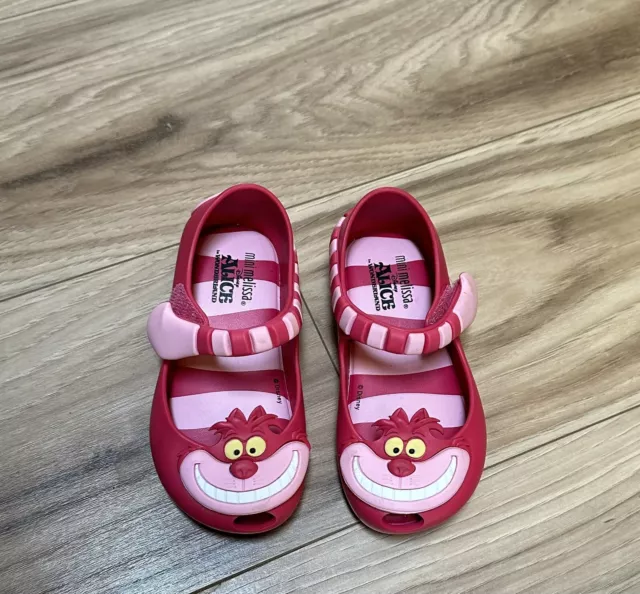 Mini melissa shop cheshire cat shoes