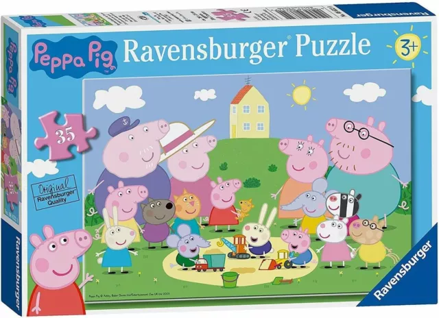 Peppa Pig Ravensburger Puzzle Spaß in der Sonne 35 Teile 08632